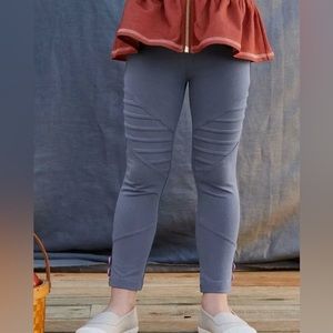 Matilda Jane | Just Imagine Keely |  Girls Button Cuff Moto Leggings | size 8